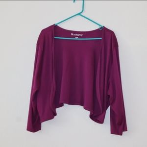 Romans Brand Fuchsia cape. Size 3x 30w/32w